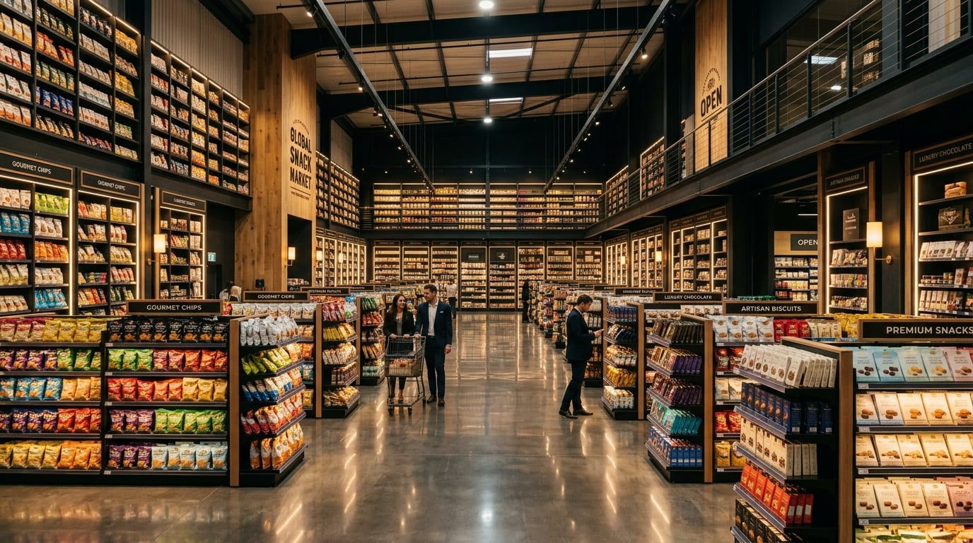 Safari Snack Wholesale Store Background